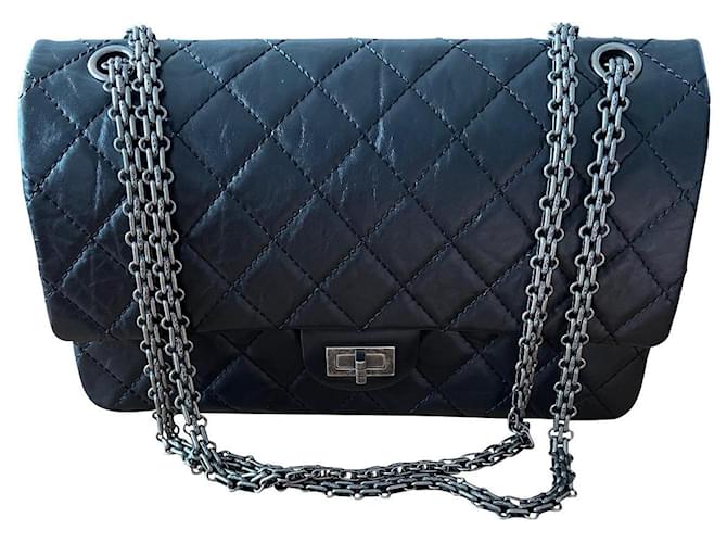 Chanel Bag 2.55 Black Leather ref.596850 - Joli Closet