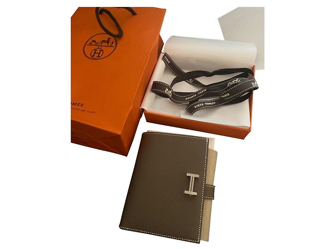 Hermès Bearn wallet Epsom leather grey