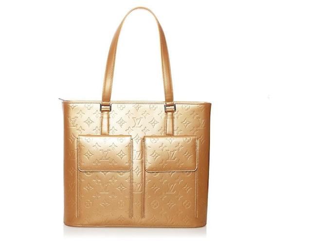 Louis Vuitton Monogram Mat Wilwood Golden Leather ref.596961