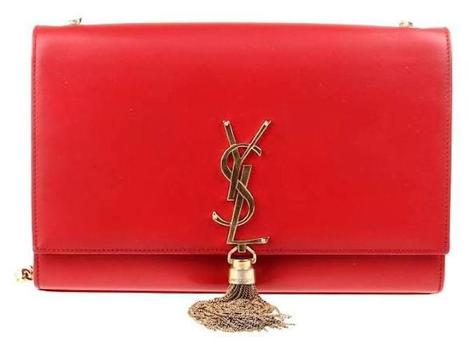 Yves Saint Laurent Kate Small Red Calfskin