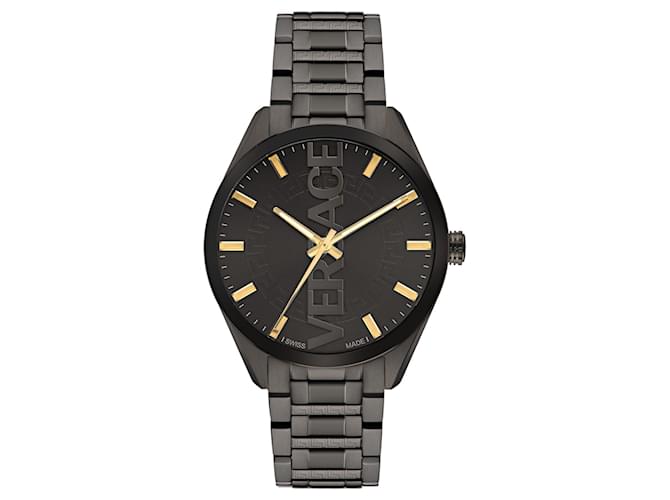 Versace V-Vertical Bracelet Watch Grey  ref.597094