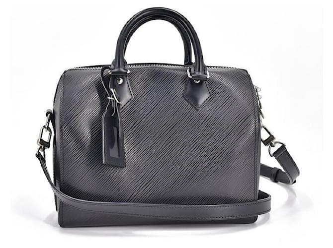 Louis Vuitton Speedy 35 black epi Leather ref.648905 - Joli Closet