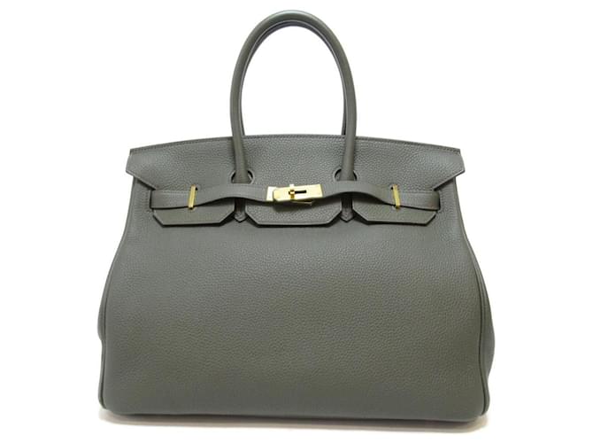 Hermès Togo Birkin 35 Grey Leather  ref.597262