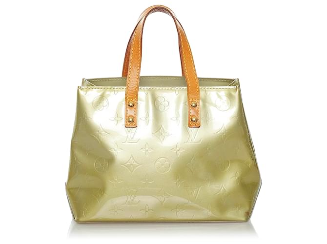 Louis Vuitton Gold Vernis Reade PM Golden Leder Lackleder  ref.597400