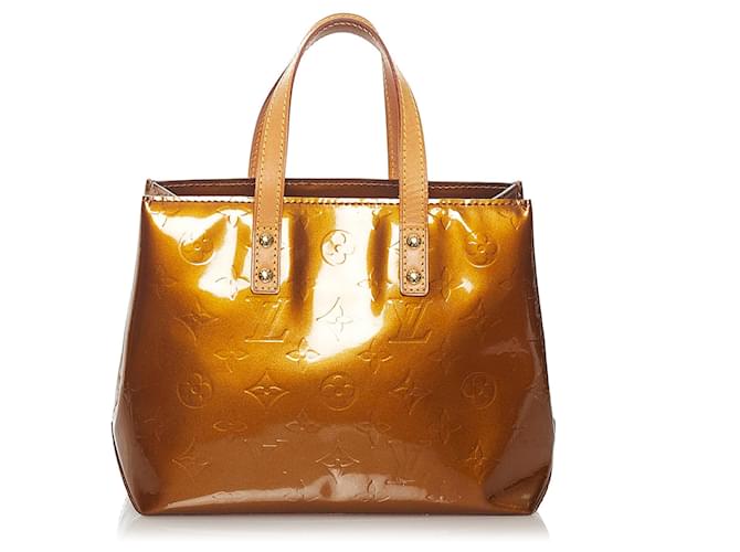 Louis Vuitton Brown Vernis Reade PM Leather Patent leather  ref.597463