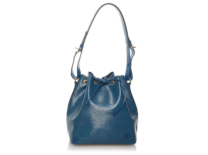 Louis Vuitton Blue Epi Petit Noe Azul Cuero  ref.597470