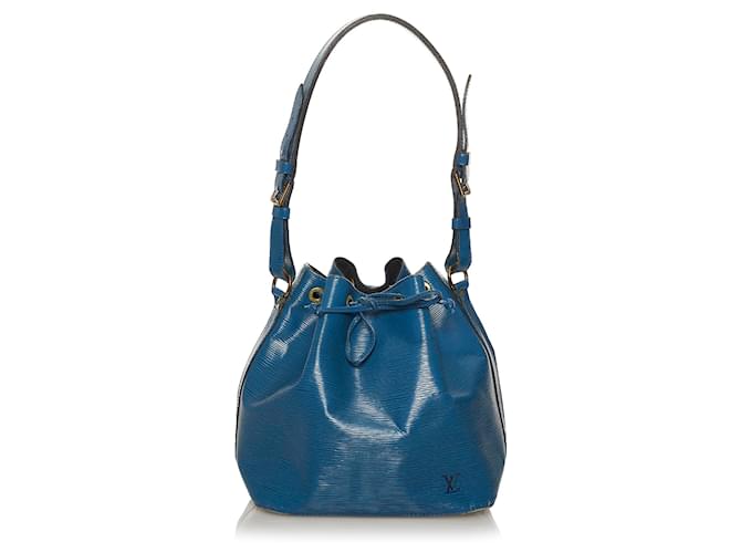 Louis Vuitton Blue Epi Petit Noe Pelle  ref.597483