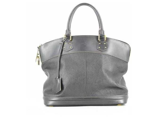 Bolso gris brillante de Louis Vuitton Gris antracita Cuero  ref.597555