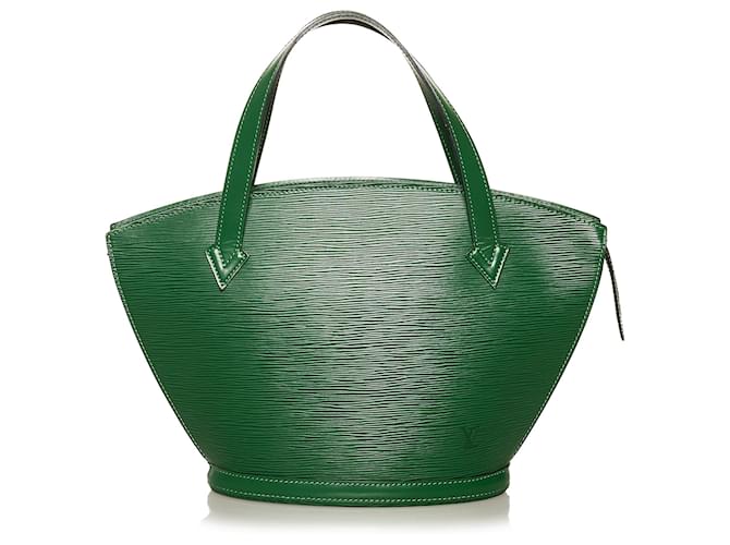 Louis Vuitton Green Epi Saint Jacques PM Bracelete curto Verde Couro  ref.597626