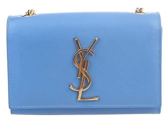 Saint Laurent Kate Small Shoulder Bag in Blue