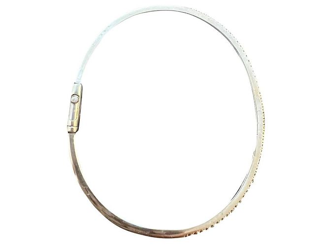 Pulsera Messika Gatsby de oro blanco y diamantes