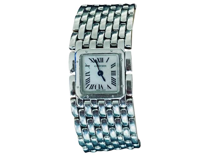 Cartier panther Silvery Steel  ref.597899