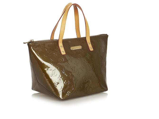 2009 Louis Vuitton Bag Bellevue Varnish PM Brown Patent leather