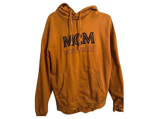 MCM Sweaters Orange Cotton  ref.597964