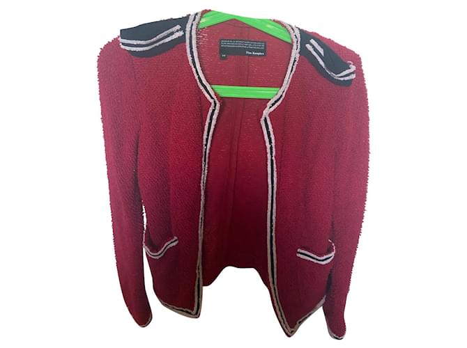 The Kooples Knitwear Red Cotton Polyamide  ref.597995