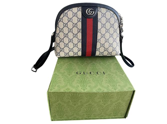 Gucci Ophidia Navy blue Cloth  ref.598040