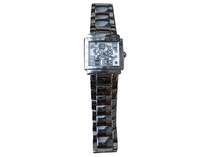 Givenchy nuovo orologio apsaras. Silver hardware Acciaio  ref.598094