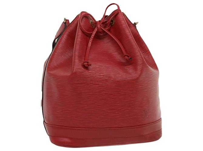 LOUIS VUITTON Epi Noe Shoulder Bag Red M44007 LV Auth pt2161 Leather  ref.598109