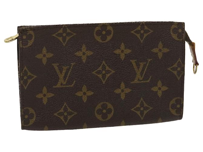 LOUIS VUITTON Monogram Bucket PM Accessory Pouch LV Auth ny066 Cloth  ref.598138