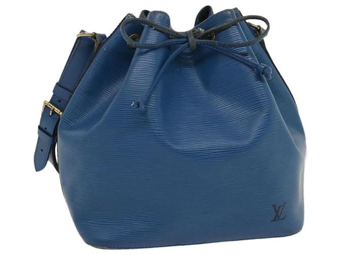 LOUIS VUITTON Epi Petit Noe Shoulder Bag Blue M44105 LV Auth lt490 Leather  ref.598330