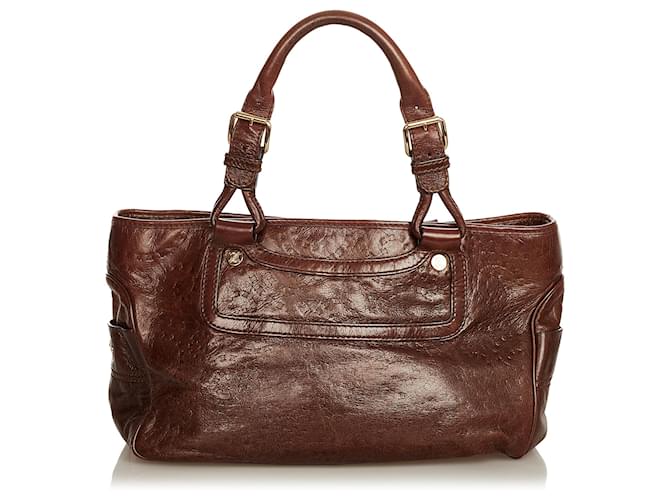 Céline Celine Brown Boogie Leather Handbag Pony-style calfskin  ref.599056
