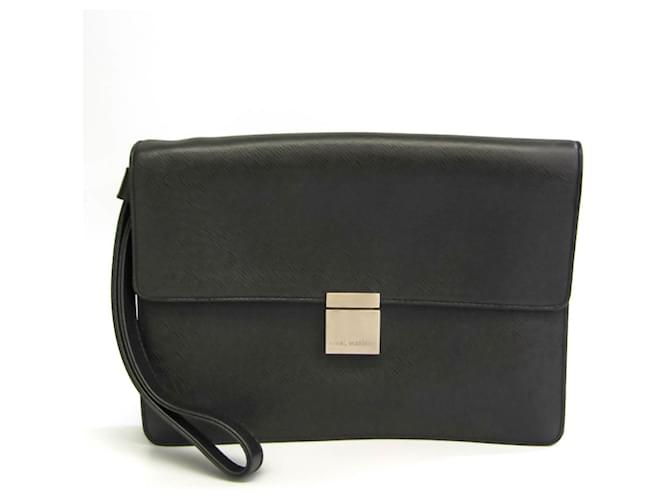 Louis Vuitton Selenga Black Leather  ref.599226