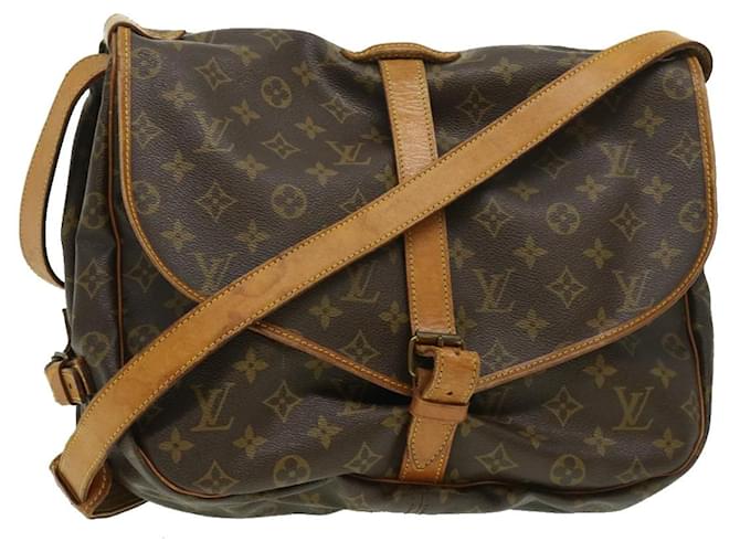 Louis Vuitton Monogram Saumur 35 Shoulder Bag M42254 LV Auth