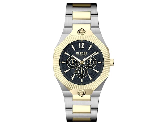 Autre Marque Versus Versace Echo Park Multifunction Bracelet Watch Metallic  ref.599403