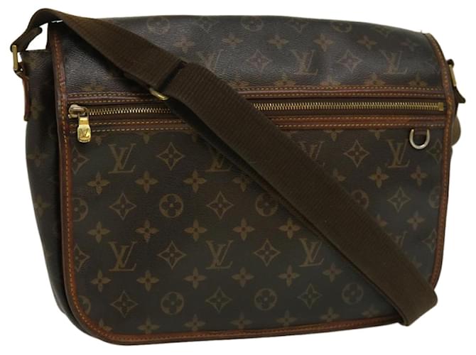 LOUIS VUITTON Bosphore GM Monogram Canvas Crossbody Bag Brown