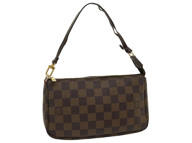 LOUIS VUITTON Damier Ebene Pochette Accessoires Estuche N41206 LV Auth yk4563  ref.599897