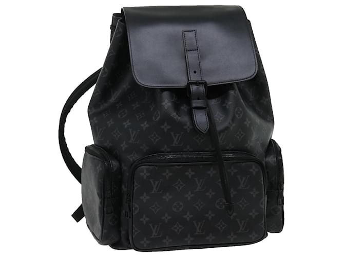 LOUIS VUITTON Monogram Eclipse Trio Backpack Backpack M45538 LV Auth 29886a  ref.599994