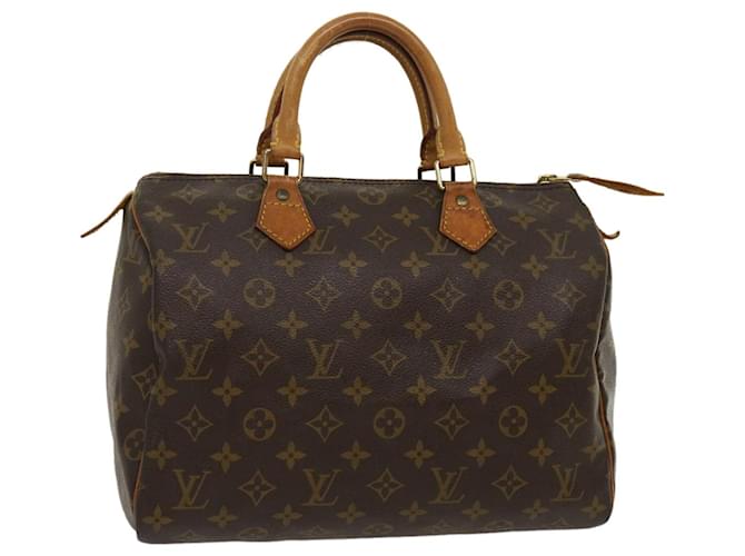 Louis Vuitton Monogram Speedy 30 Hand Bag M92642 LV Auth jk2005 Cloth  ref.600409