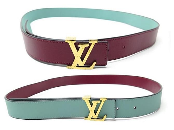Initiales leather belt Louis Vuitton Multicolour size 85 cm in