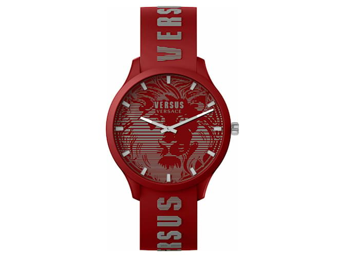 Autre Marque Versus Versace Domus Strap Watch Red  ref.600501