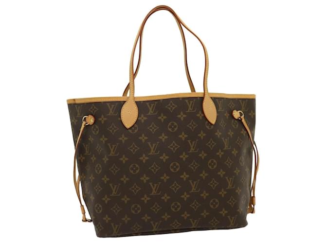 LOUIS VUITTON Monogramme Neverfull MM Tote Bag M40156 LV Auth pt2939A Toile  ref.600536