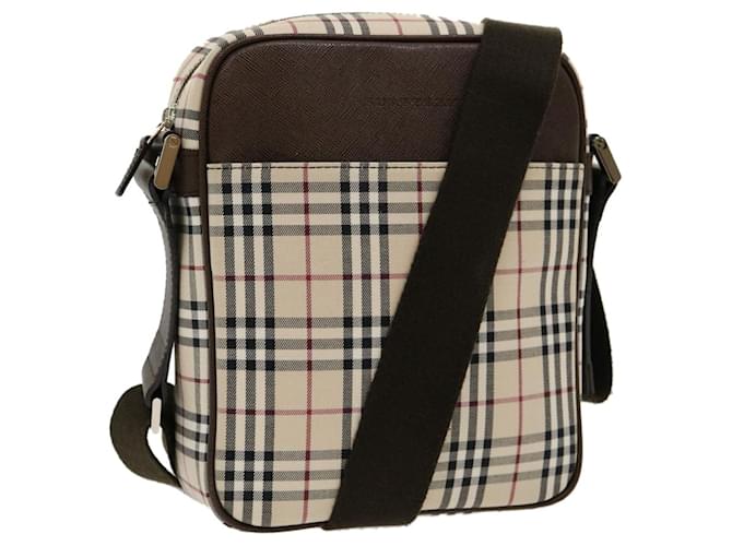 Burberry Nova Check Shouder Bag Canvas