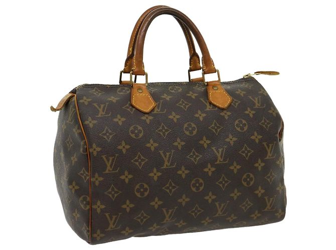 Louis Vuitton Monogram Speedy 30 Hand Bag M41526 LV Auth th2778