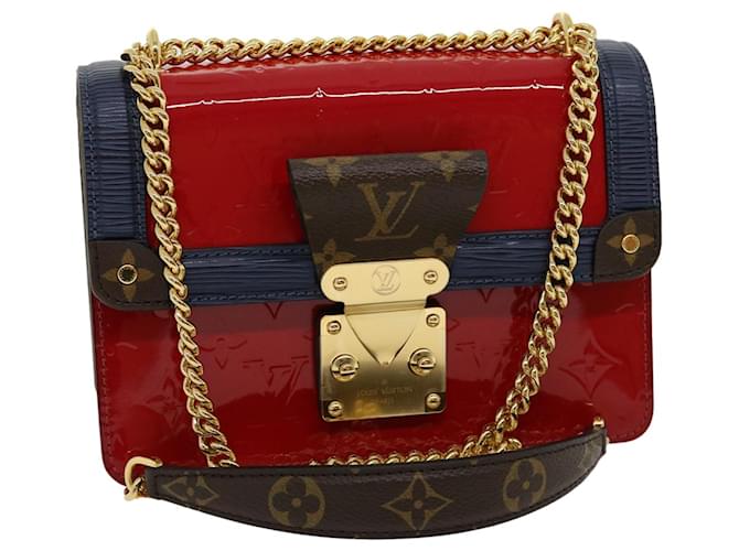LOUIS VUITTON Vernis Wynwood Shoulder Bag Red scarlet M90517 LV Auth lt554a Patent leather  ref.600684