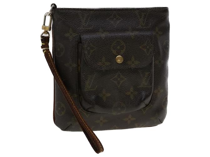 LOUIS VUITTON Monogram Partition Clutch Bag Pouch M51901 LV Auth 30096  Cloth ref.600714 - Joli Closet