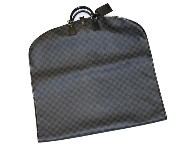 Louis Vuitton Garment Cover Damier Graphite Black in Canvas with