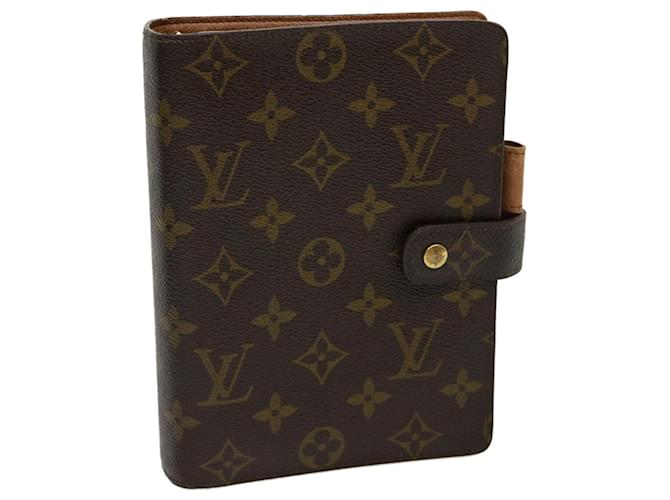 LOUIS VUITTON Monogram Agenda MM Day Planner Cover R20105 LV Auth 44007  Cloth ref.955120 - Joli Closet