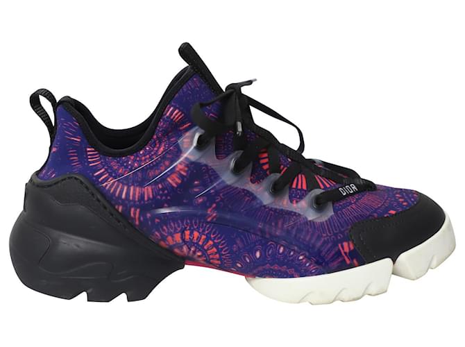 Christian Dior Sneakers Dior D-connect Fireworks Print in poliestere multicolore  ref.600889