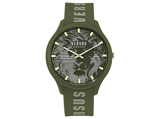 Autre Marque Versus Versace Domus Strap Watch Green  ref.600972