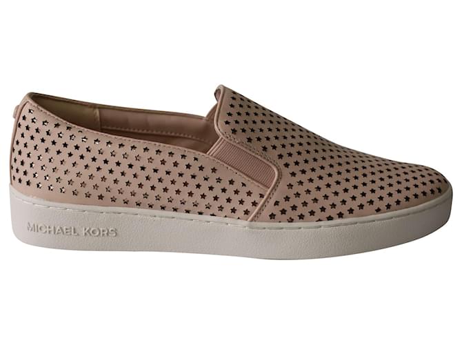 Michael Kors Keaton Slip On Sneakers aus rosa Leder Pink  ref.601375