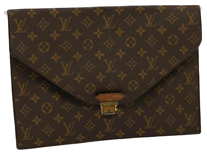 Louis Vuitton Travel Pouch Posh Escapade Brown Monogram M60113 Canvas Bag
