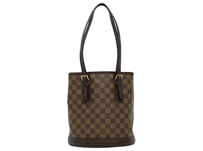 Louis Vuitton Bucket Brown Cloth  ref.601864