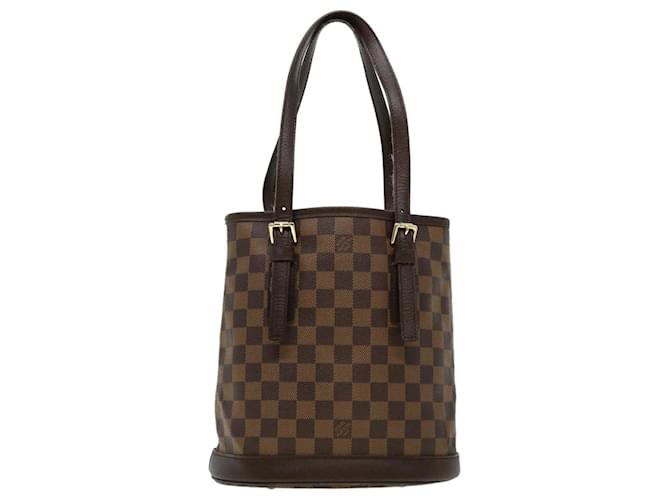 Louis Vuitton Bucket Brown Cloth  ref.601865