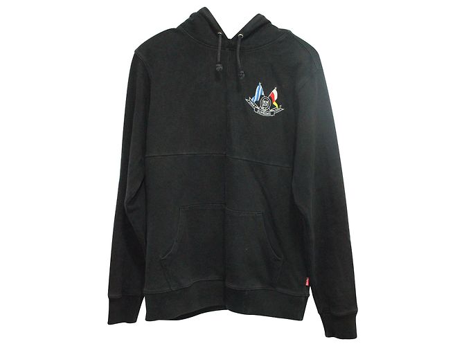 Sudadera con capucha Flags de algodón negro de Supreme x Polo Ralph Lauren