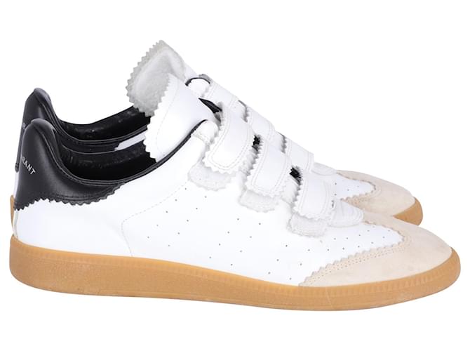 Isabel Marant Beth Sneakers in White Leather  ref.601991