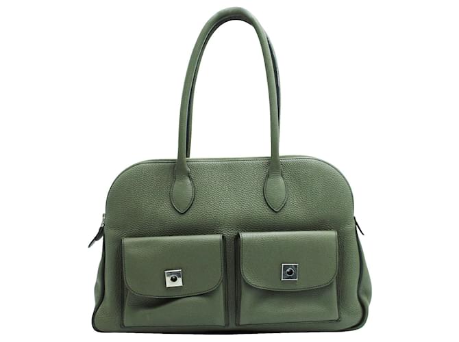 Hermès Olive Green Togo Tote Bag Leather Lined   ref.602027